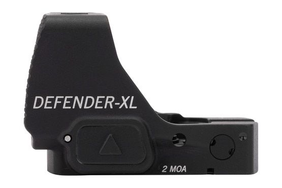 Vortex Defender XL 2 MOA red dot optic, black.